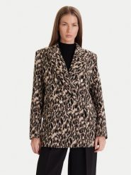 Maryley Marynarka 25IB112/36BE Beżowy Regular Fit. Brązowe marynarki i żakiety damskie Maryley, l, bez wzorów, z syntetyku. Za 1,049.00 zł.