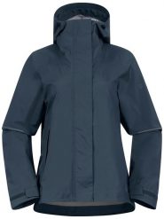 Bergans Kurtka przeciwdeszczowa w kolorze granatowym rozmiar: XS. Niebieskie kurtki outdoor męskie Bergans, s, bez wzorów, bez kaptura. Za 368.96 zł.