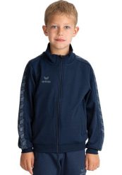 Kurtka dresowa Erima Essential Team Multicolor Junior. Niebieskie kurtki damskie Erima, s, bez wzorów, z dresówki, klasyczne, bez kaptura. Za 299.99 zł.