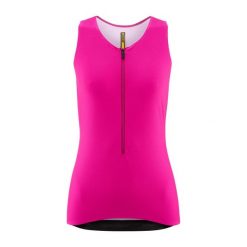 Damski tank top Mavic Aksium. Czerwone topy damskie MAVIC, l, bez wzorów, bez kołnierzyka. Za 402.50 zł.