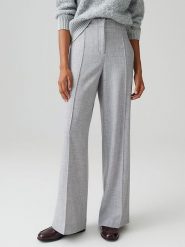 OPUS Spodnie w kolorze jasnoszarym rozmiar: 36. Szare spodnie materiałowe damskie Opus, bez wzorów, z materiału, z podwyższonym stanem. Za 165.99 zł.