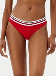 Tommy Hilfiger Dół od bikini UW0UW05830 Czerwony. Czerwone bikini damskie Tommy Hilfiger, bez wzorów. Za 129.99 zł.