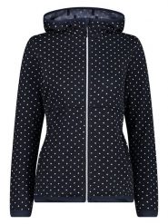 CMP Dzianinowa kurtka polarowa w kolorze granatowym rozmiar: 42. Niebieskie kurtki damskie CMP, bez wzorów, z dzianiny, bez kaptura. Za 152.26 zł.