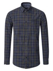 CASAMODA Koszula - Casual fit - w kolorze granatowym rozmiar: 3XL. Niebieskie koszule męskie CASAMODA, xl, bez wzorów, z bawełny, bez kołnierzyka, bez ramiączek. Za 108.74 zł.