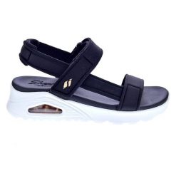 Sandały damskie SKECHERS Uno Summer Stand 2. Czarne obuwie trekkingowe damskie Skechers, bez wzorów, bez obcasa. Za 229.99 zł.