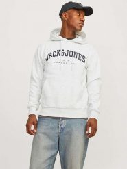 Jack & Jones Bluza "Caleb" w kolorze jasnoszarym rozmiar: L. Szare bluzy z kapturem męskie Jack & Jones, l, z bawełny. Za 70.41 zł.
