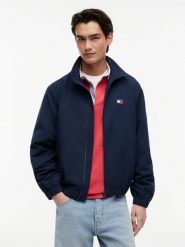 Tommy Jeans kurtka przejściowa Mężczyźni niebieski, XL. Niebieskie kurtki męskie Tommy Jeans, m, bez wzorów, z jeansu, sportowe, bez kaptura. Za 569.95 zł.