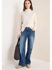 Cecil Golf w kolorze kremowym rozmiar: XS. Brązowe golfy damskie Cecil, xs, bez wzorów, bez ramiączek. Za 139.20 zł.