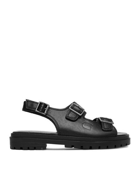 G-Star Raw Sandały CEO-WI34-3310-18608 Czarny. Czarne sandały damskie G-Star Raw, bez wzorów, ze skóry, bez obcasa, na płaskiej podeszwie. Za 249.99 zł.