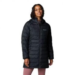 Kurtka Kobieta Columbia Isolée Powder Lite II czarny. Czarne kurtki damskie Columbia, bez wzorów, z syntetyku, bez kaptura. Za 649.99 zł.