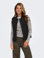 JDY Koszulka "Lucky" w kolorze brązowo-kremowym rozmiar: XS. Brązowe t-shirty damskie JDY, xs, bez wzorów, z bawełny, bez kołnierzyka. Za 72.95 zł.