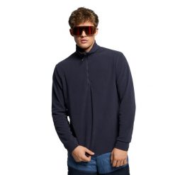 Bluza męska CMP 3G28037N. Niebieskie bluzy bez kaptura męskie CMP, l, z polaru. Za 98.99 zł.