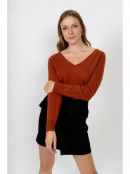 Perfect Cashmere Kaszmirowy sweter "Penelope" w kolorze ceglanym rozmiar: S. Pomarańczowe swetry klasyczne damskie Perfect Cashmere, s, z kaszmiru, bez kołnierzyka. Za 293.75 zł.
