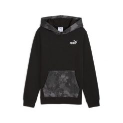 Młodzieżowa bluza z kapturem Essentials Camo PUMA. Czarna bluzy z kapturem męskie Puma, m, z dzianiny. Za 207.20 zł.