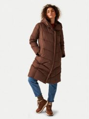 Regatta Kurtka zimowa Nurie RWN319 Brązowy Regular Fit. Brązowe kurtki damskie Regatta, na zimę, bez wzorów, z syntetyku, bez kaptura. Za 649.99 zł.