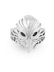 Uomo Srebrny pierścionek z cyrkoniami rozmiar: 60. Szare biżuteria dla mężczyzn Uomo, z cyrkonią, srebrne. Za 226.24 zł.