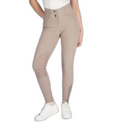 Damskie spodnie do jazdy konnej PS of Sweden Zephyra Laser Cut. Brązowe spodnie materiałowe damskie PS OF SWEDEN, bez wzorów, sportowe. Za 570.50 zł.