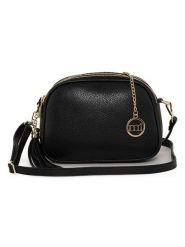 Mia Tomazzi Skórzana torebka "Gradisca" w kolorze czarnym - 22,5 x 16 x 7 cm rozmiar: onesize. Czarne torebki klasyczne damskie Mia Tomazzi, bez wzorów, z materiału, bez dodatków. Za 217.99 zł.