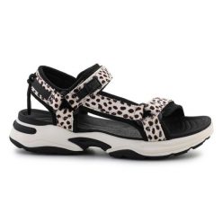 Sandały D.Franklin Sneakers Sandal Strips DFSH406002-DOTT beżowy. Brązowe sandały damskie bez wzorów, bez obcasa. Za 408.30 zł.