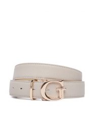 Guess Pasek Damski BW9465 P6330 Beżowy. Brązowe paski damskie Guess, z aplikacjami, ze skóry. Za 234.99 zł.