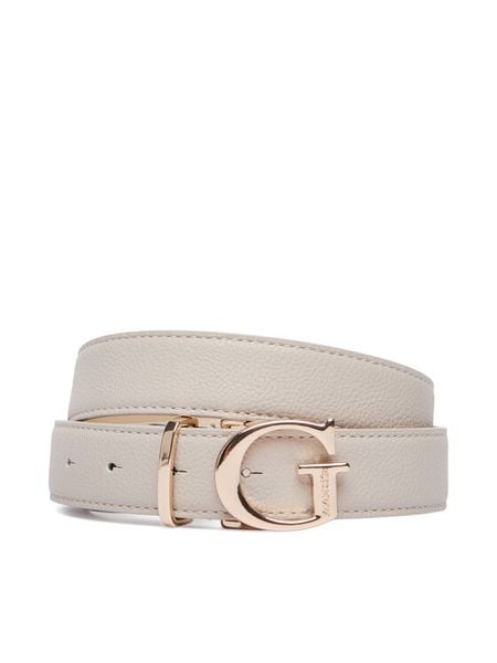 Guess Pasek Damski BW9465 P6330 Beżowy. Brązowe paski damskie Guess, z aplikacjami, ze skóry. Za 234.99 zł.