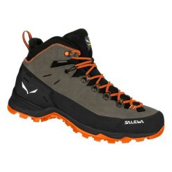Buty trekkingowe Salewa Mate. Brązowe buty trekkingowe męskie Salewa, na zimę, z gumy, bez zapięcia, trekkingowe. Za 806.00 zł.