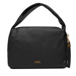 Torebka Tommy Hilfiger. Czarne torebki klasyczne damskie Tommy Hilfiger, bez wzorów, bez dodatków. Za 849.99 zł.