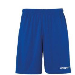 Spodenki bez zapięcia Uhlsport Center Basic. Niebieskie szorty męskie UHLSPORT, bez wzorów, sportowe. Za 106.50 zł.