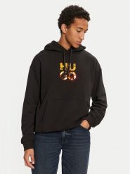 Hugo Bluza Diridood 50522119 Czarny Relaxed Fit. Czarne bluzy bez kaptura męskie Hugo, m, z bawełny. Za 369.99 zł.