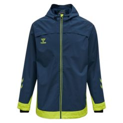 Kurtka Hummel hmlLEAD all weather. Niebieskie kurtki męskie HUMMEL, m, bez wzorów, sportowe, bez kaptura. W wyprzedaży za 226.50 zł.