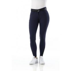 Damskie spodnie do jazdy konnej Equithème Bella. Niebieskie spodnie materiałowe damskie EQUITHÈME, bez wzorów, sportowe. W wyprzedaży za 307.80 zł.
