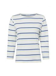 Marie Lund Koszula damska Kobiety Bawełna biały|niebieski|żółty w paski, M. Białe koszule damskie Marie Lund, m, bez wzorów, z bawełny, eleganckie, bez kołnierzyka, bez ramiączek. Za 149.95 zł.