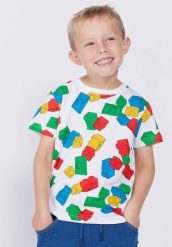 Koszulka Dziecięca Bio Bawełna LEGO Tano 626 Niebieska. Niebieskie koszulki dziewczęce LEGO, bez wzorów, z bawełny, bez ramiączek. Za 59.99 zł.