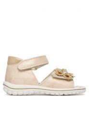 Primigi Sandały 1363344 Beżowy. Brązowe sandały dziewczęce Primigi, ze skóry, bez zapięcia. Za 209.99 zł.
