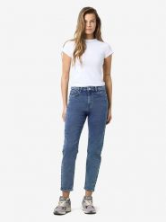Noisy may Dżinsy "Moni" - Slim fit - w kolorze niebieskim rozmiar: W28/L32. Niebieskie jeansy damskie Noisy may, z podwyższonym stanem. Za 87.40 zł.