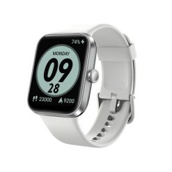 Second Life - Zegarek smartwatch multisportowy cardio Decath... - Stan Doskonały. Białe, cyfrowe zegarki damskie Decathlon, plastikowe. Za 111.99 zł.