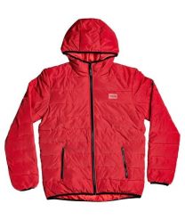 Kurtka męska DC Shoes Turner Puffer Hooded. Czerwone kurtki męskie DC Shoes, m, bez wzorów, z materiału, bez kaptura. Za 490.00 zł.