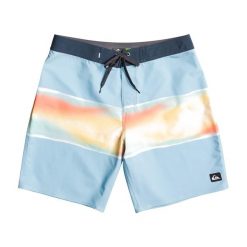 Szorty kąpielowe męskie Quiksilver Surfsilk Air Brush. Niebieskie szorty sportowe męskie Quiksilver, m, z elastanu, żeglarskie. Za 139.99 zł.