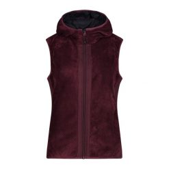 Damska kamizelka polarowa z kapturem CMP High Loft. Czerwone kamizelki damskie CMP, z polaru. Za 308.00 zł.