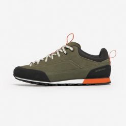 Second Life - Buty turystyczne męskie Arpenaz 500 Revival 2.0 - Stan Doskonały. Zielone buty trekkingowe męskie QUECHUA, z kauczuku, bez zapięcia, trekkingowe. Za 131.99 zł.