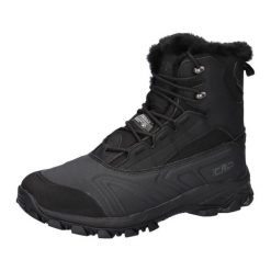 Śniegowce męskie CMP Fynnick Wp. Czarne buty zimowe męskie CMP, na zimę, z materiału, bez zapięcia. Za 459.99 zł.