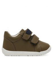Geox Sneakersy B Macchia B254NB 00085 C3012 Khaki. Brązowe trampki i tenisówki chłopięce Geox, bez wzorów, ze skóry, bez zapięcia. Za 149.99 zł.