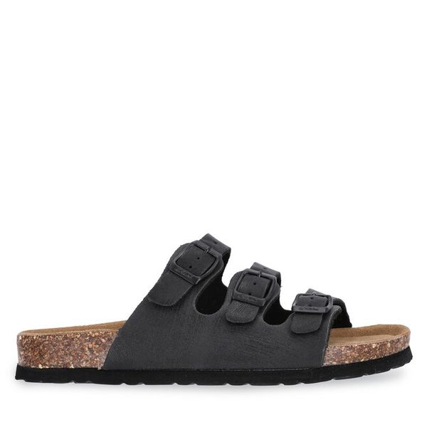 Klapki CRUZ. Czarne klapki damskie CRUZ, bez wzorów, bez obcasa. Za 99.99 zł.