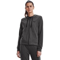 Bluza Kobieta Under Armour Rival Terry szary. Czarne bluzy sportowe damskie Under Armour, xl, z dzianiny. Za 286.50 zł.