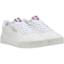Damskie Buty Sportowe Carina 2.0 GirlPower. Białe buty sportowe na co dzień damskie Puma, bez wzorów, trekkingowe. Za 411.99 zł.