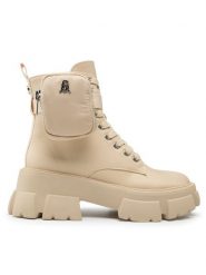 Steve Madden Trapery Tanker-P SM11001615-04004-299 Beżowy. Brązowe trapery damskie Steve Madden, z materiału, bez obcasa. Za 699.99 zł.