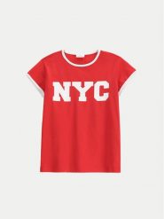 Coccodrillo T-Shirt WC5143230VGA Czerwony Regular Fit. Czerwone koszulki dziewczęce COCCODRILLO, bez wzorów, z bawełny, bez ramiączek. Za 29.99 zł.