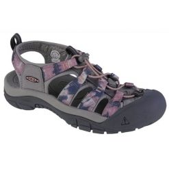 Sandały Keen Newport H2 W 1027355 szare. Szare sandały damskie bez wzorów, z gumy, bez obcasa. Za 609.95 zł.