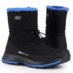 Buty damskie zimowe wodoodporne DK AKRA. Czarne obuwie do biegania damskie DK. Za 158.00 zł.