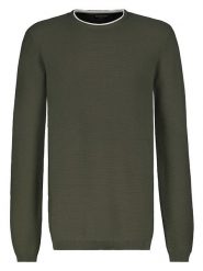 Eight2Nine Sweter w kolorze ciemnozielonym rozmiar: S. Zielone swetry męskie Eight2Nine, s, bez wzorów, z bawełny, bez kołnierzyka. Za 83.81 zł.
